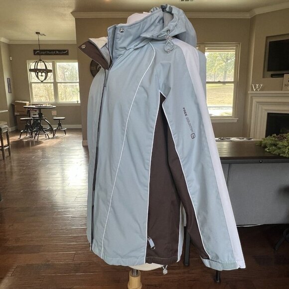 Free Country Women's Coat Small Radiance Live in It Winter Jacket Ski Snow Hood - Picture 5 of 16